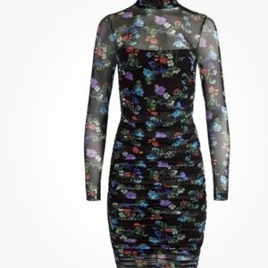 NWOT Alice and Olivia Delora  Multi Bodycon Dress Size 2 MSRP $495